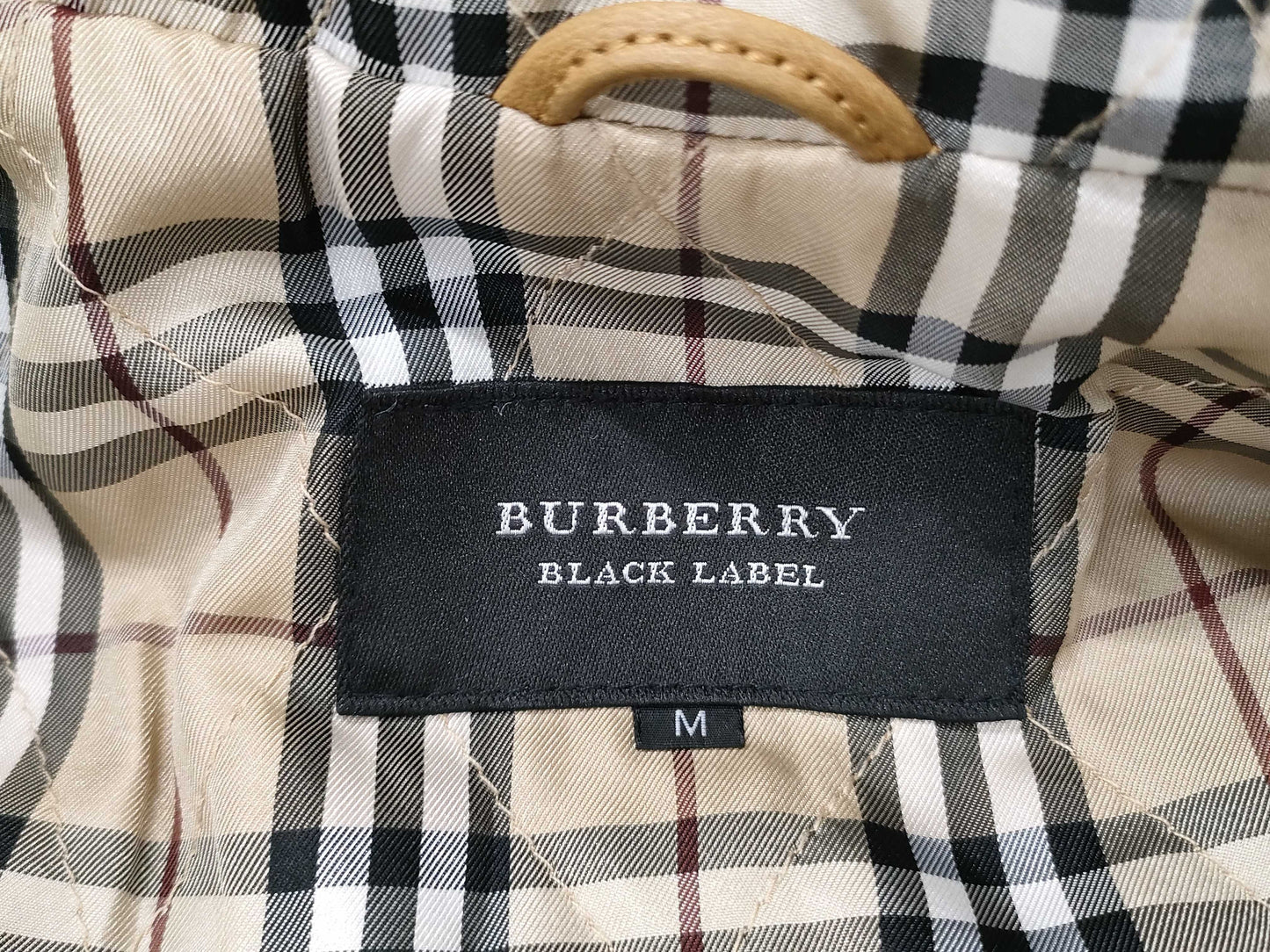 BURBERRY BLACK LABEL Leather Coat M Coat
