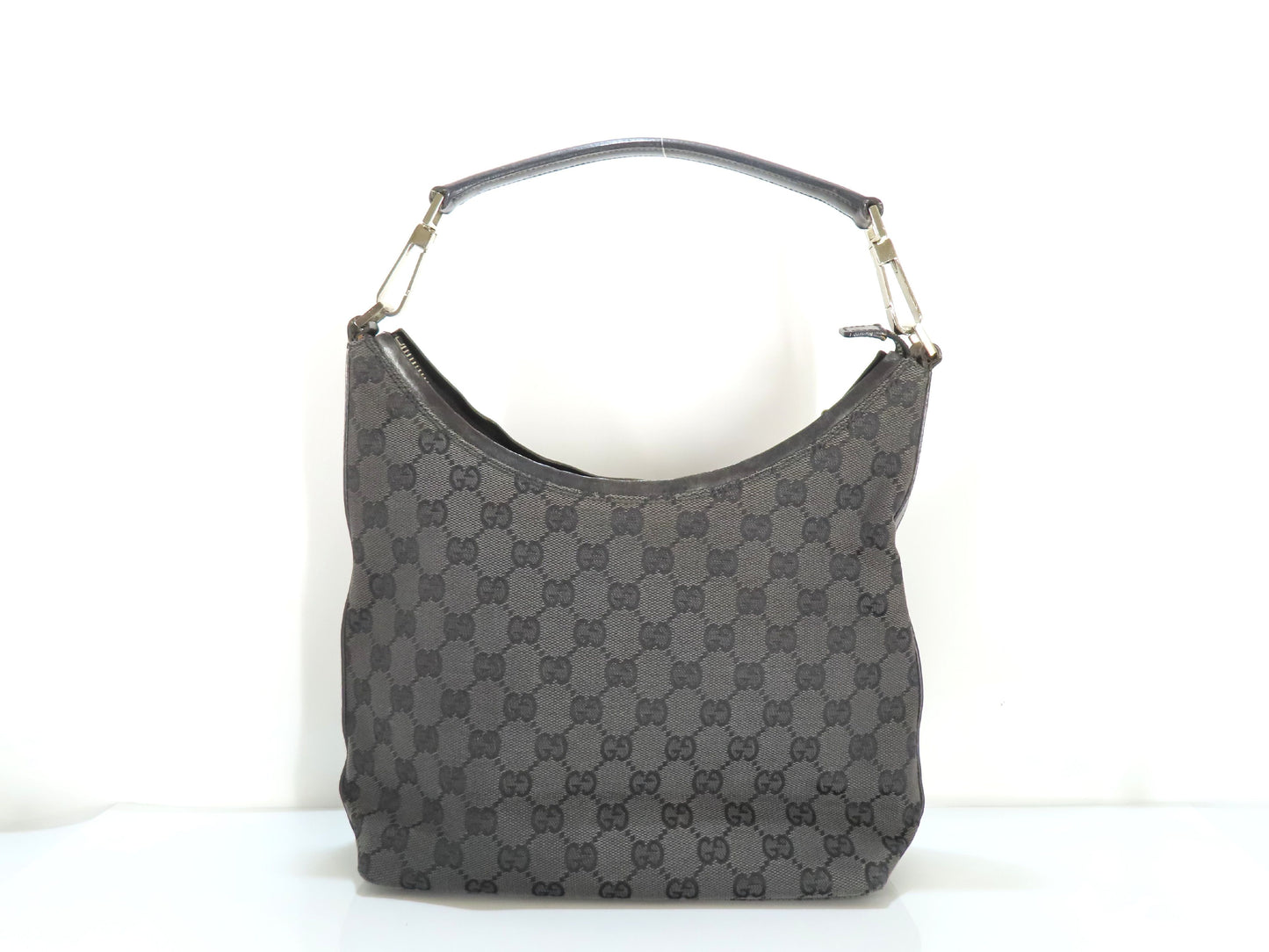 GUCCI GG Canvas GG Canvas x Leather One-Shoulder Bag Shoulder Bag