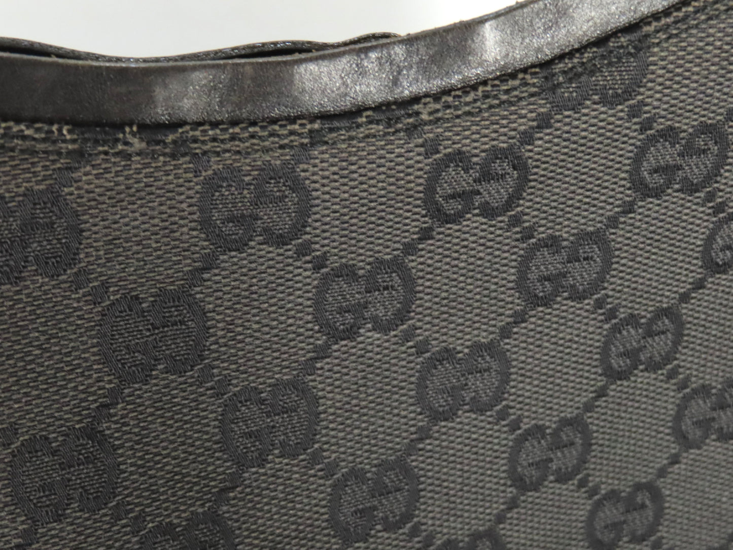 GUCCI GG Canvas GG Canvas x Leather One-Shoulder Bag Shoulder Bag