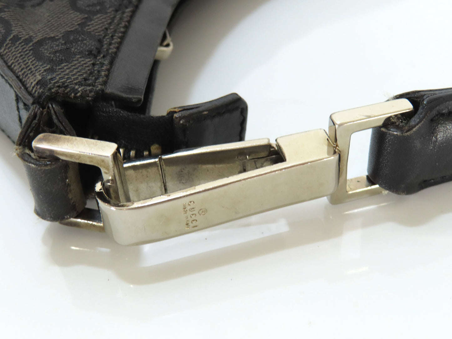 GUCCI GG Canvas GG Canvas x Leather One-Shoulder Bag Shoulder Bag
