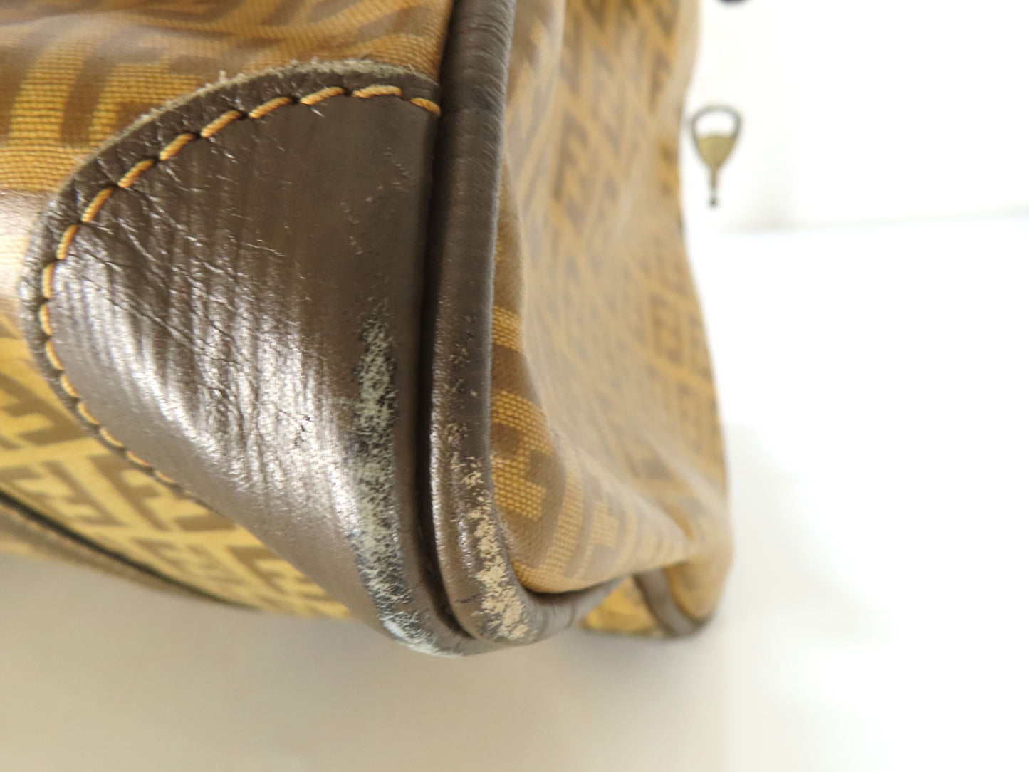 FENDI Zucchino PVC Boston Bag Boston Bag