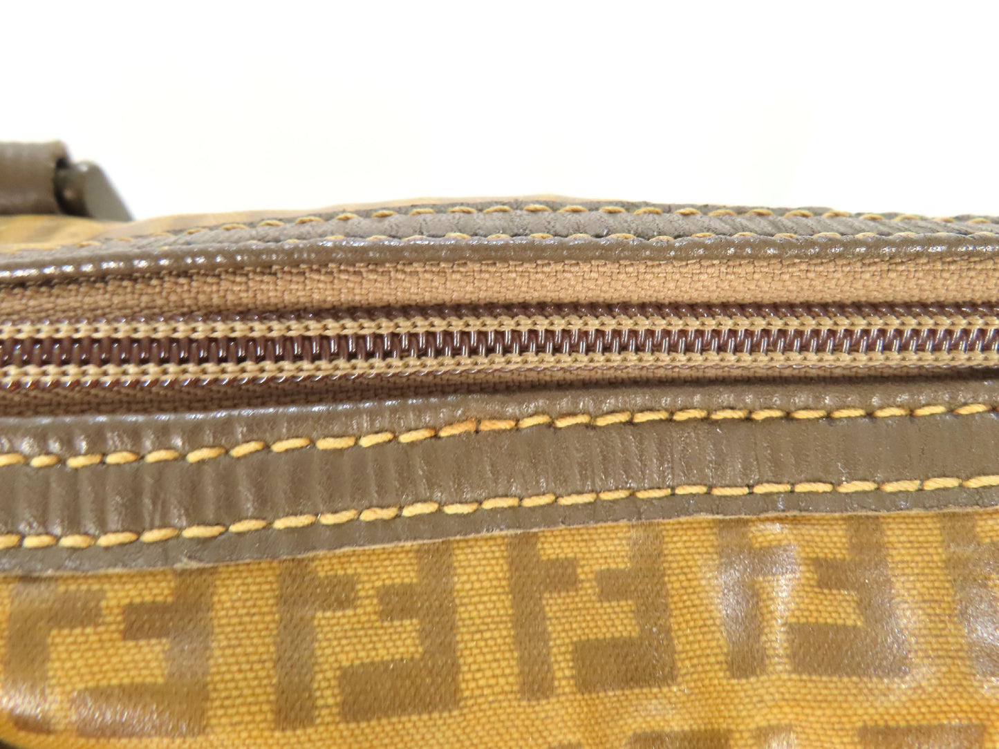 FENDI Zucchino PVC Boston Bag Boston Bag