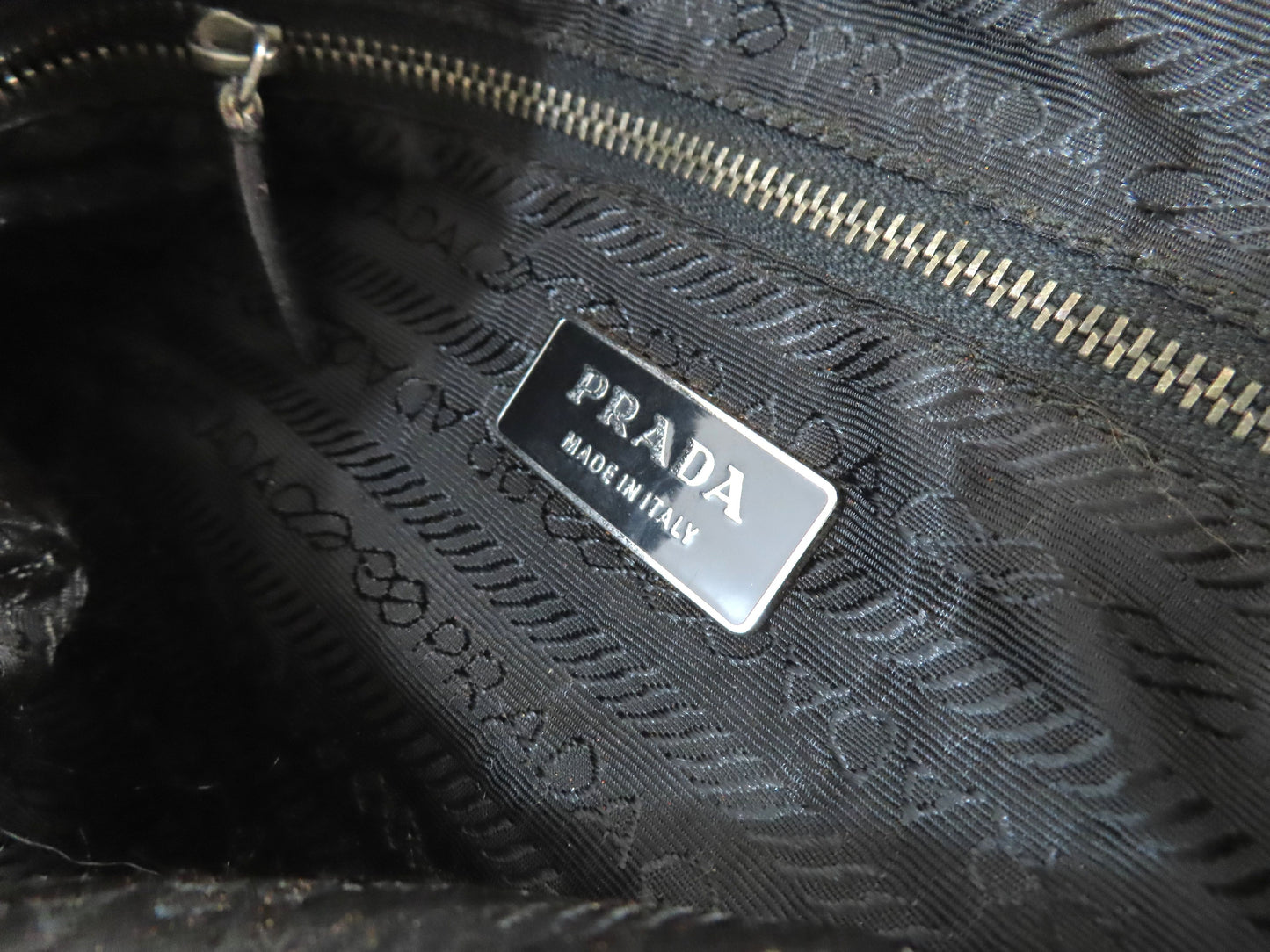 PRADA Nylon Tessuto x Leather Shoulder Bag Shoulder Bag