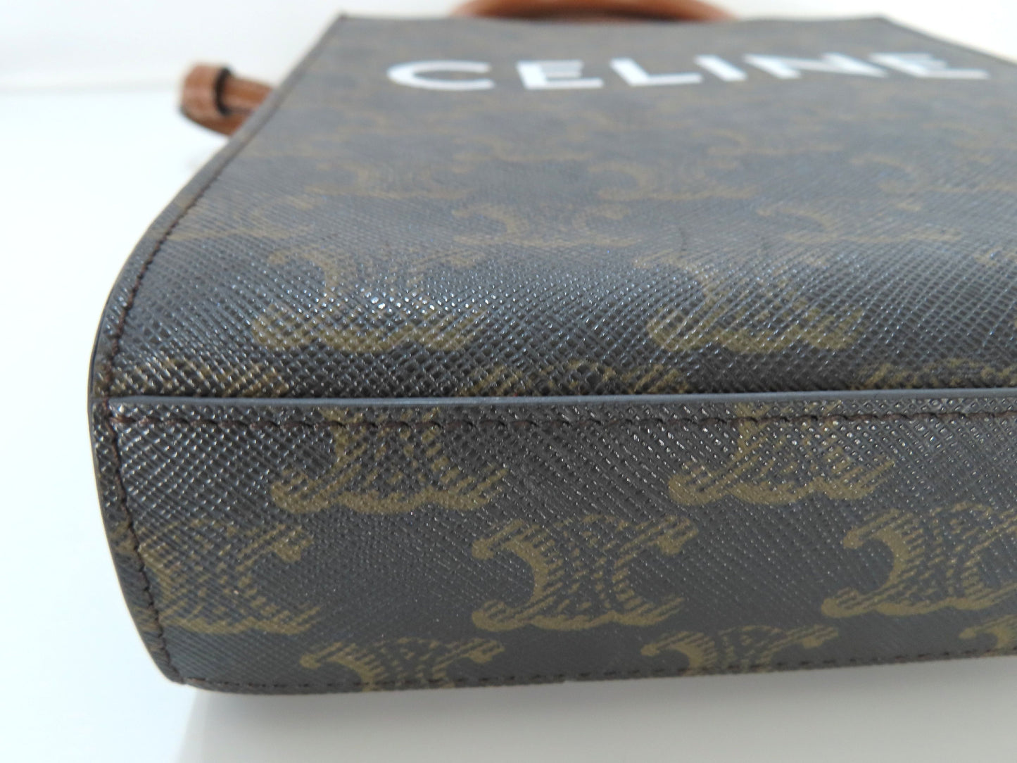 CELINE Triomphe Mini Vertical Cabas Shoulder Bag