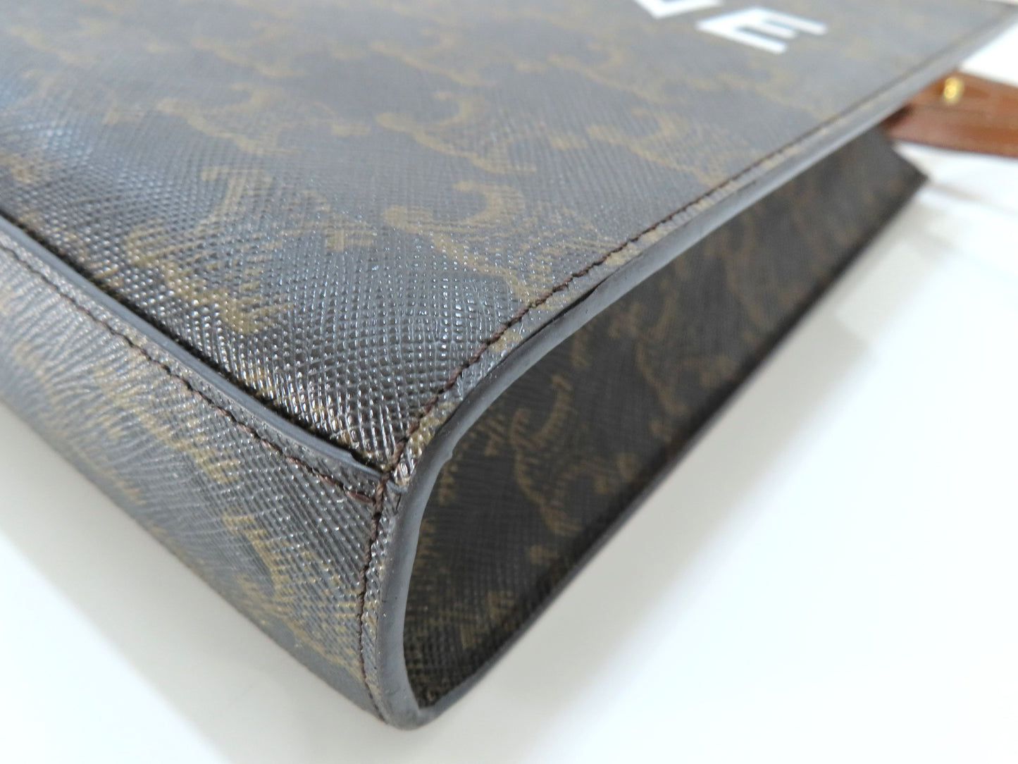 CELINE Triomphe Mini Vertical Cabas Shoulder Bag