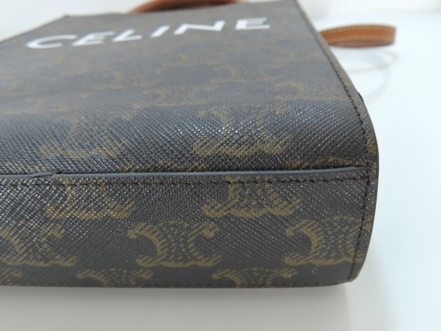 CELINE Triomphe Mini Vertical Cabas Shoulder Bag
