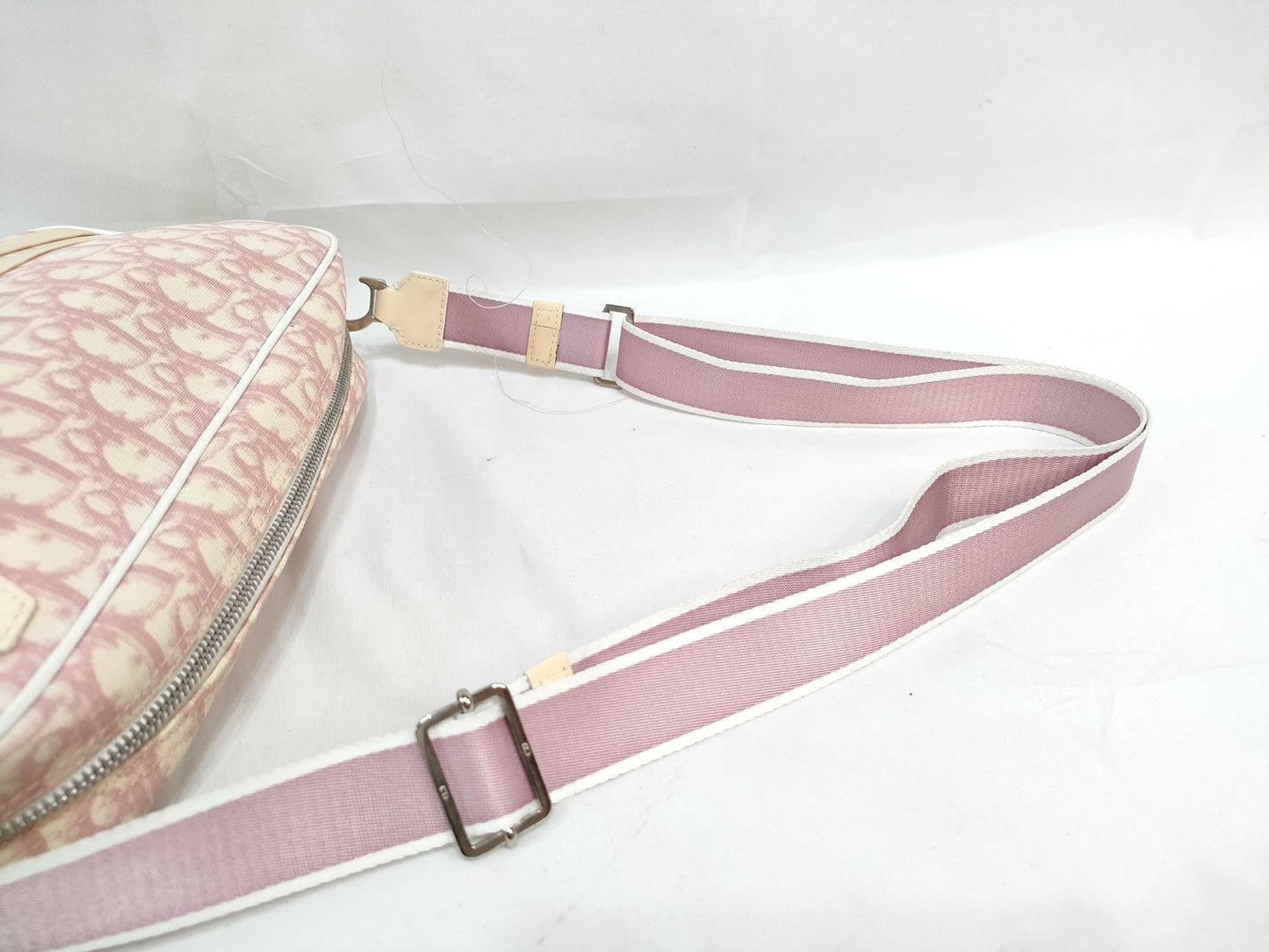 Dior Trotter Trotter Shoulder Bag Pink Enamel Shoulder Bag