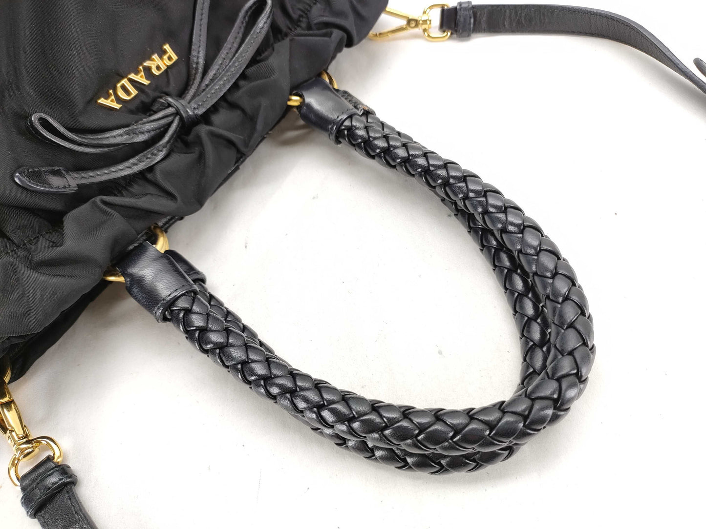 PRADA Nylon Prada 2way Shoulder Bag Tote Bag
