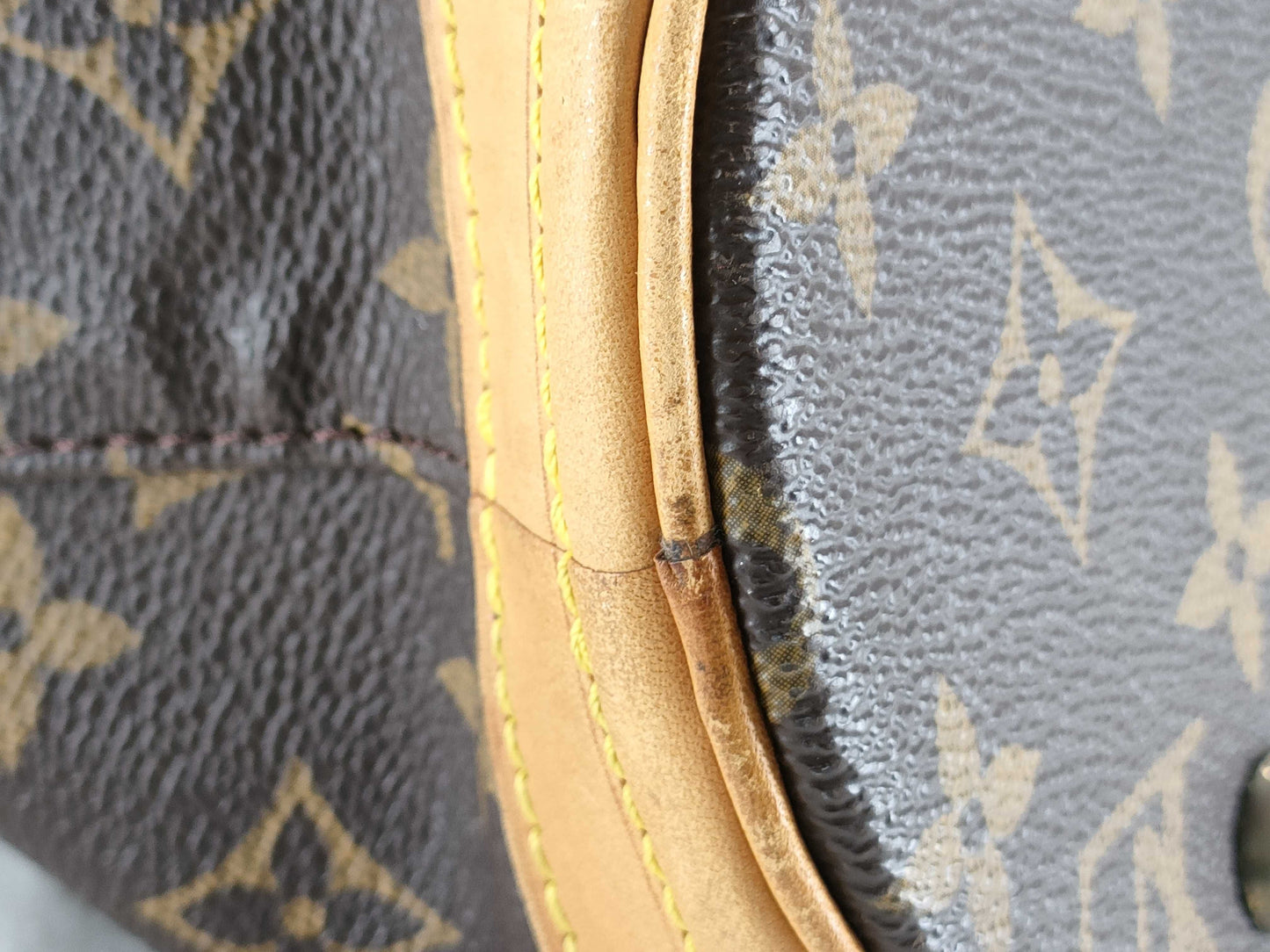 LOUIS VUITTON M42238 Monogram Louis Vuitton Bucket PM Tote Bag