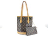 LOUIS VUITTON M42238 Monogram Louis Vuitton Bucket PM Tote Bag