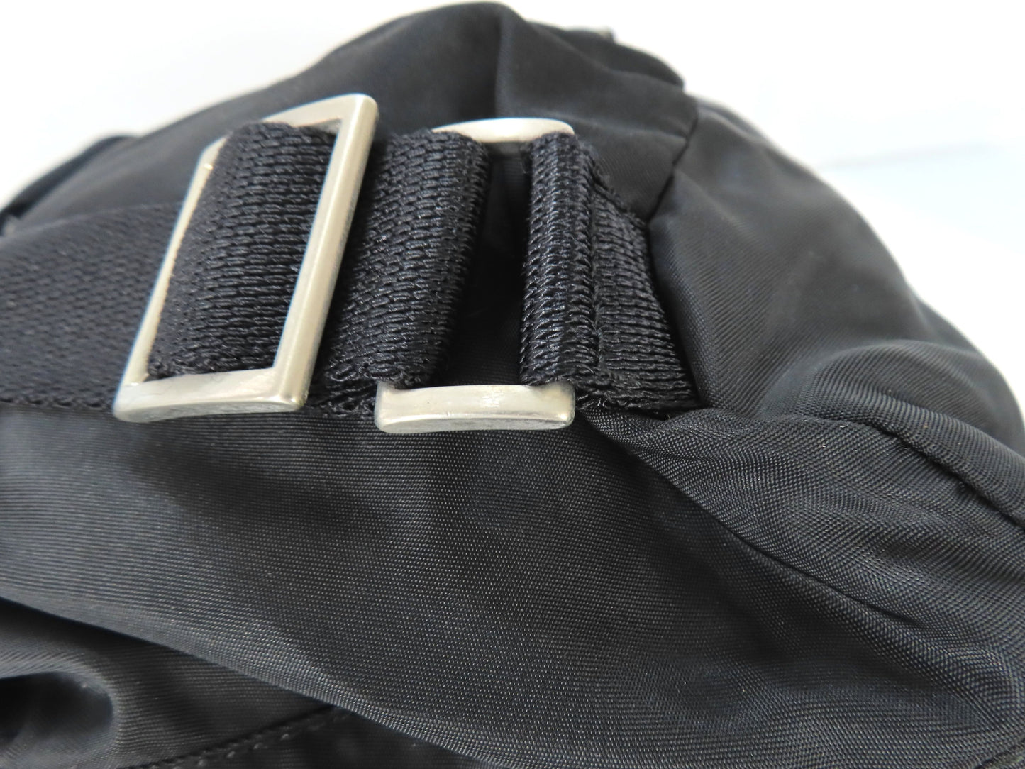 PRADA Nylon PRADA Tessuto Nylon and Leather Drawstring Backpack Backpack Daypack Backpack