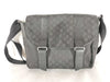GUCCI GG Canvas Messenger Bag, Black, 374423, Shoulder Bag