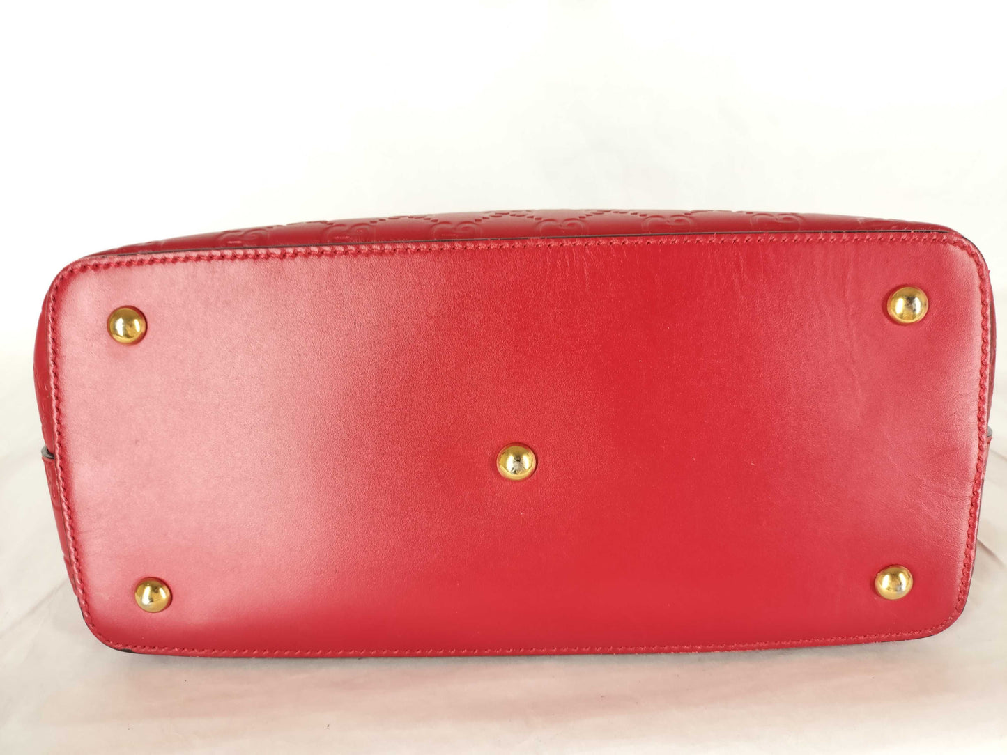 GUCCI Guccissima 2-Way Handbag Red 428226 Handbag