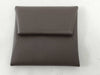 HERMES Bastia Wallet Brown D Engraved Coin Case