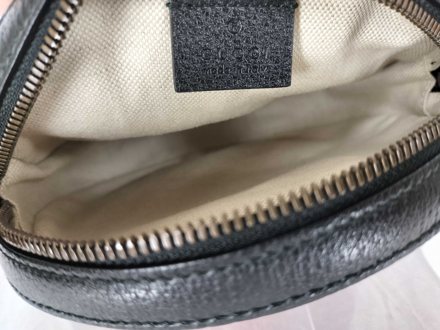 GUCCI GG Velvet Round Shoulder Bag with Leather, Red, 574978