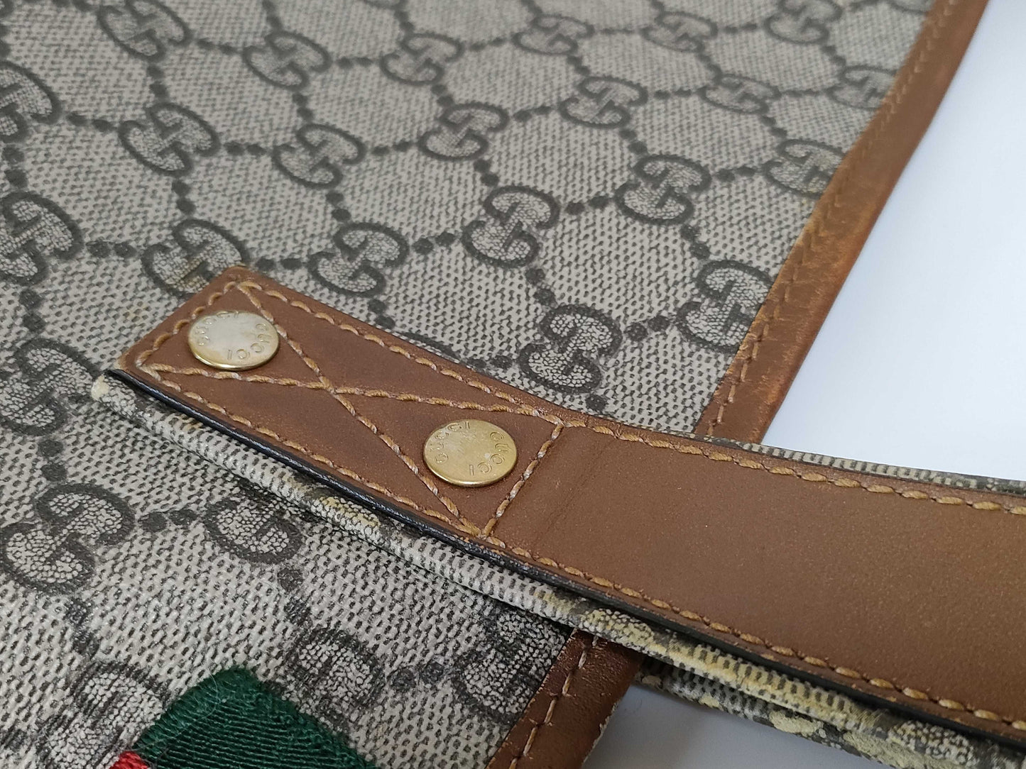 GUCCI GG Supreme GUCCI Gucci Tote Bag Handbag GG Supreme Brown Beige Tote Bag