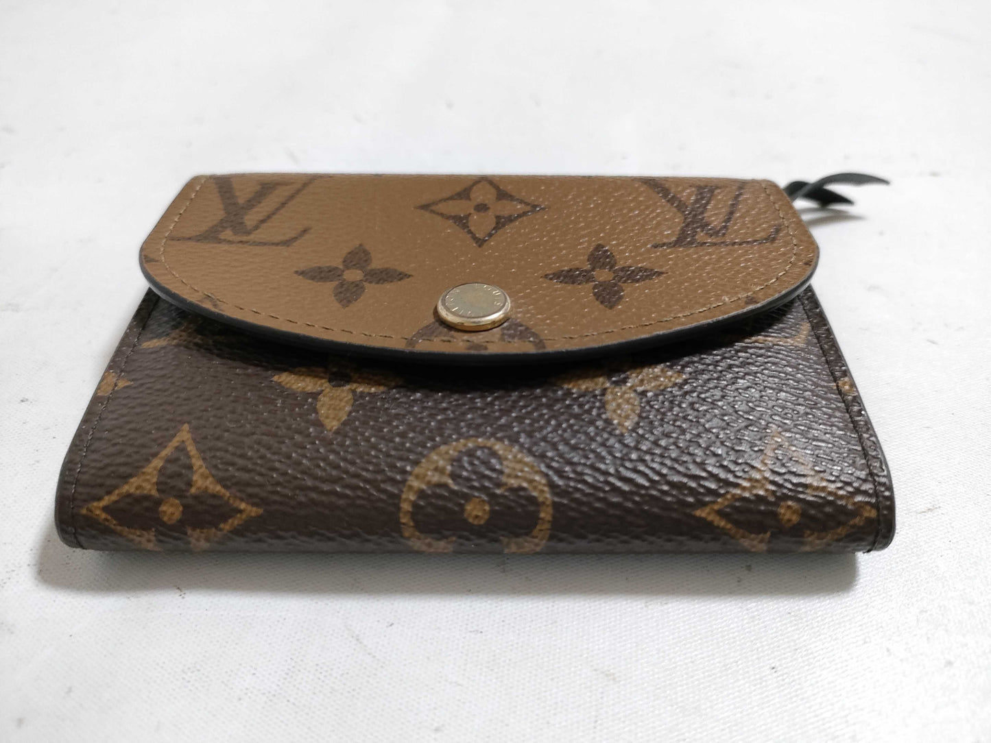 LOUIS VUITTON Monogram Reverse Porte Monnaie Rosalie M82333 RFID Wallet
