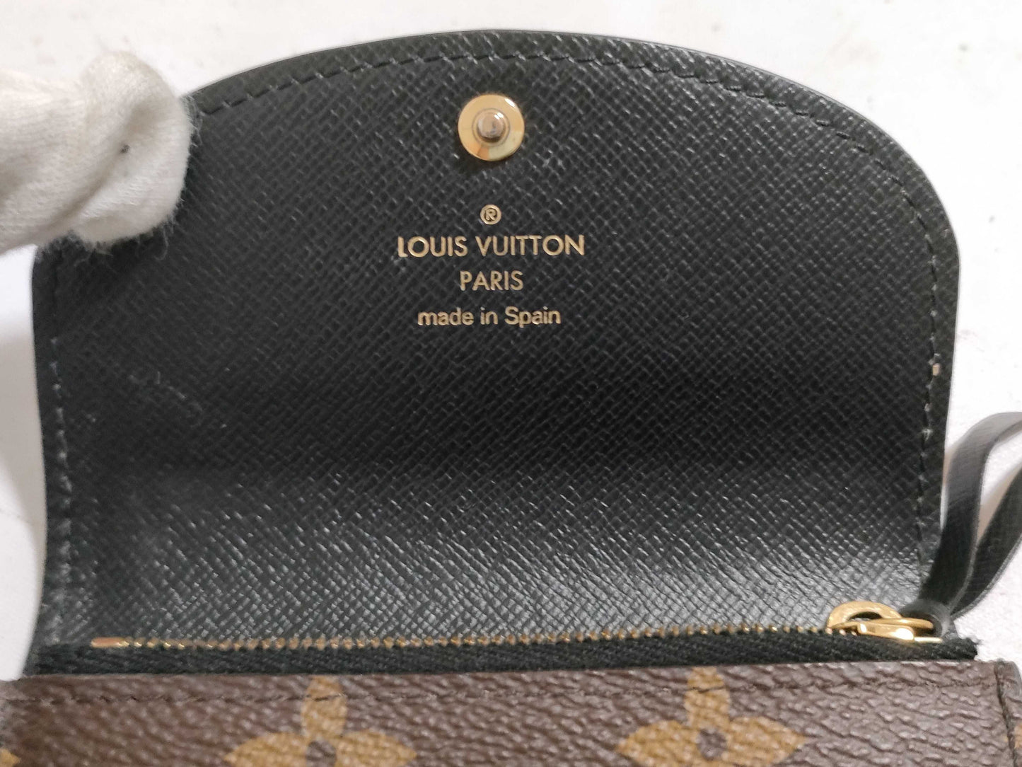 LOUIS VUITTON Monogram Reverse Porte Monnaie Rosalie M82333 RFID Wallet