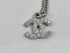 CHANEL Coco Mark Rhinestone Necklace 07V Necklace