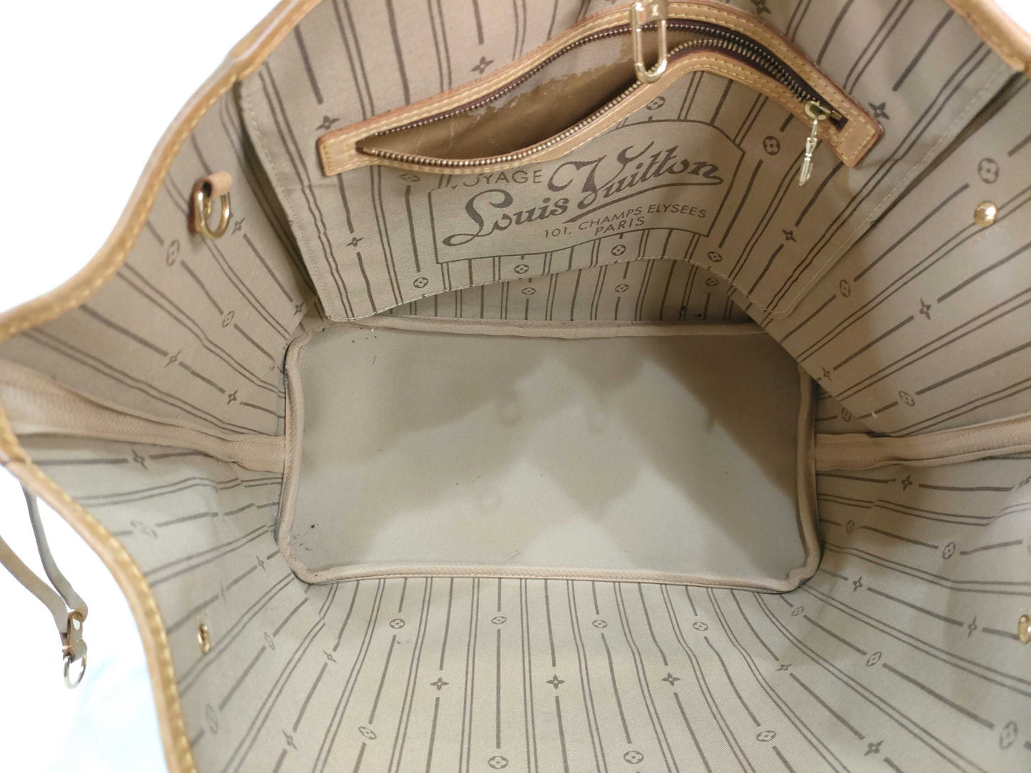 LOUIS VUITTON M 40156 Monogram Louis Vuitton Monogram Neverfull MM M40156 Tote Bag Handbag