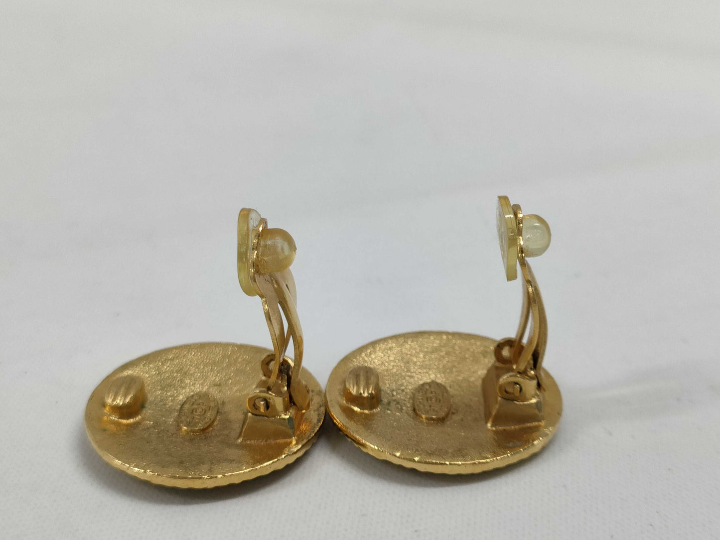 CHANEL Coco Mark Earrings 97P Vintage Earrings