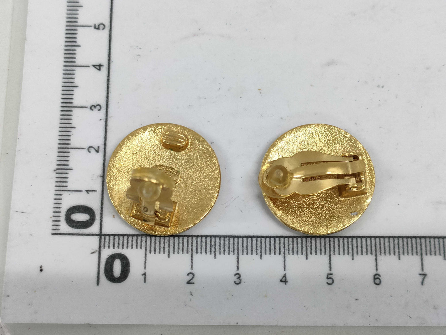 CHANEL Coco Mark Earrings 97P Vintage Earrings