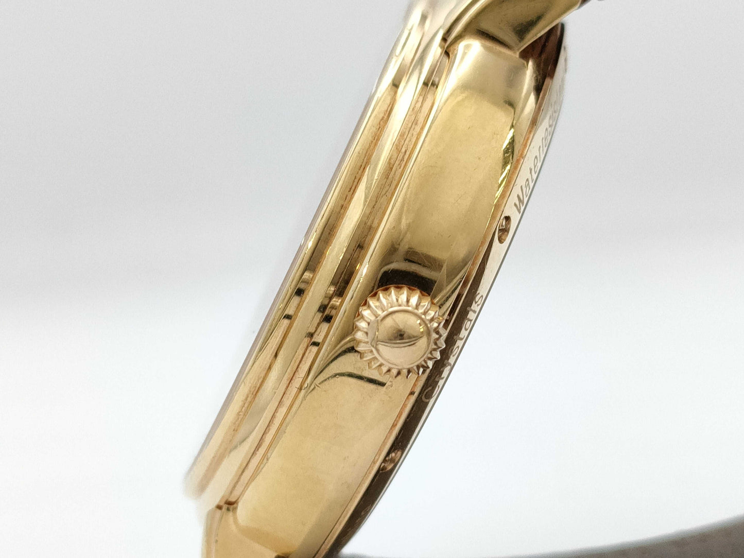 MAURICE LACROIX Calendar Retrograde AD42764 76847 Manual Winding 18K Yellow Gold Men's Watch