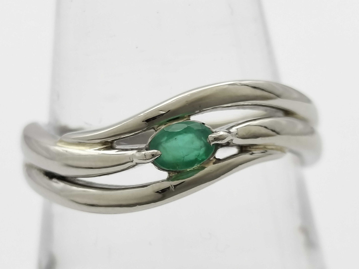 E0.22ct PT900 5.1g Ring