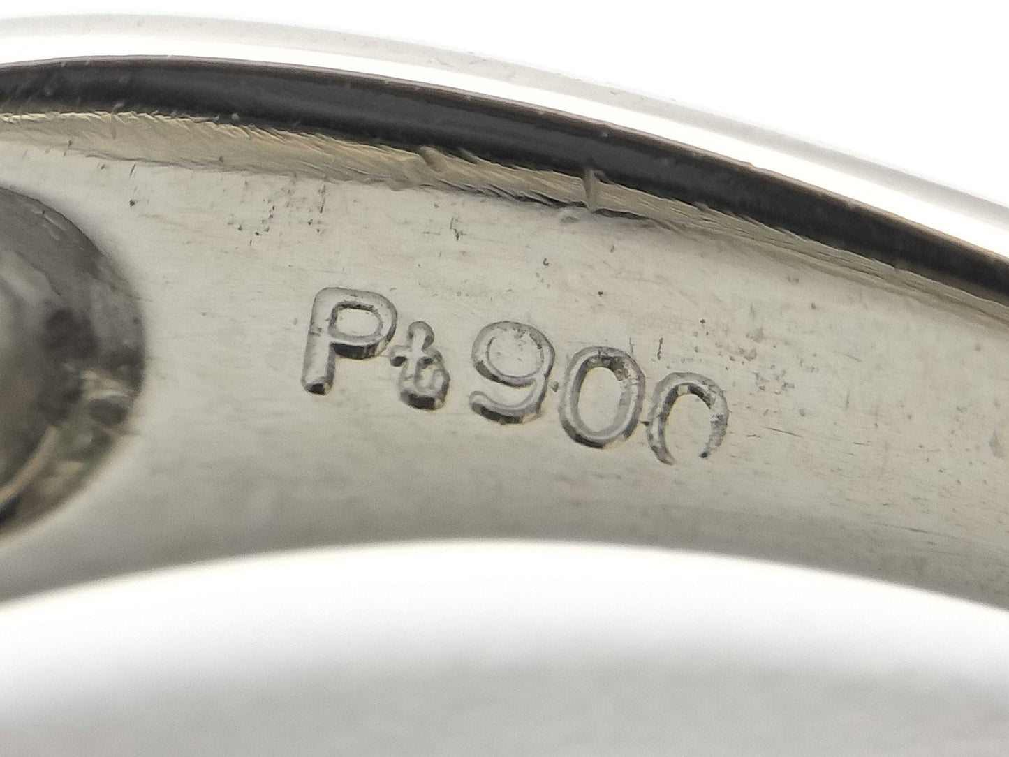 E0.22ct PT900 5.1g Ring