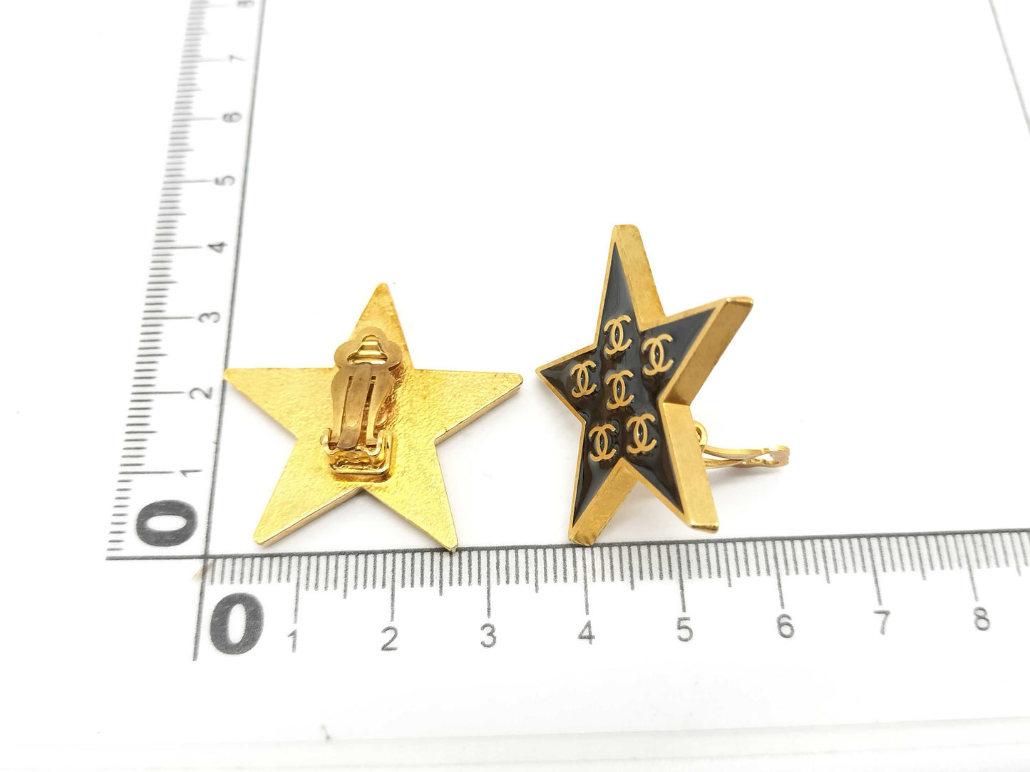 CHANEL Coco Mark Star 01P Earrings