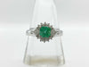 E0.88ct D0.23ct PT900 6.1g Ring