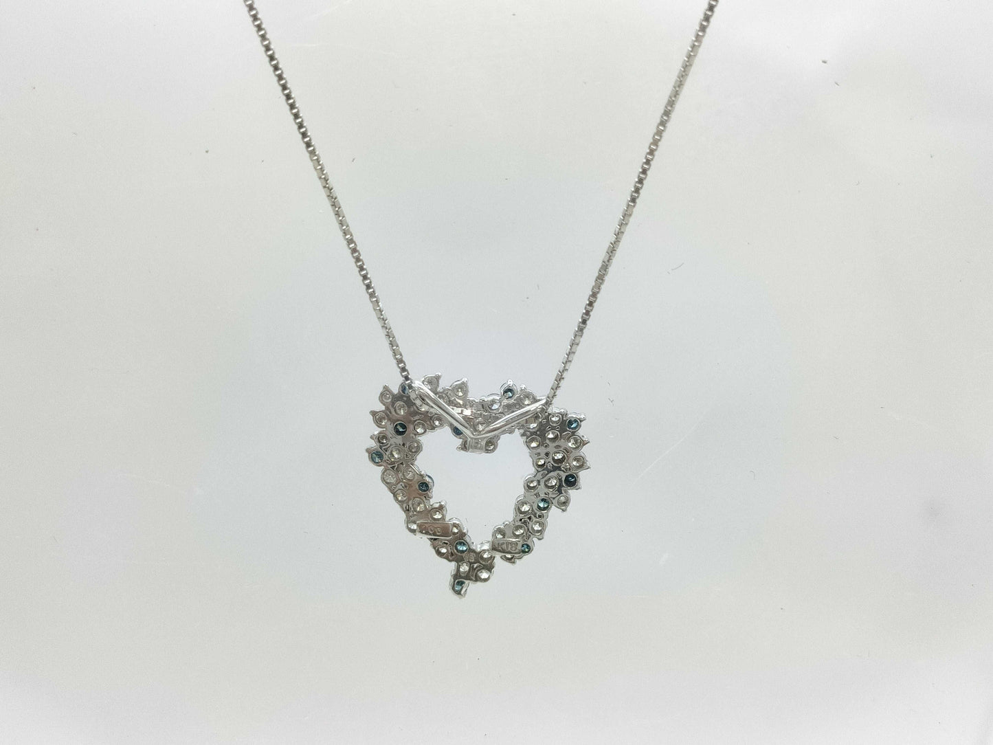 D1.00ct K18WG 5.6g Necklace