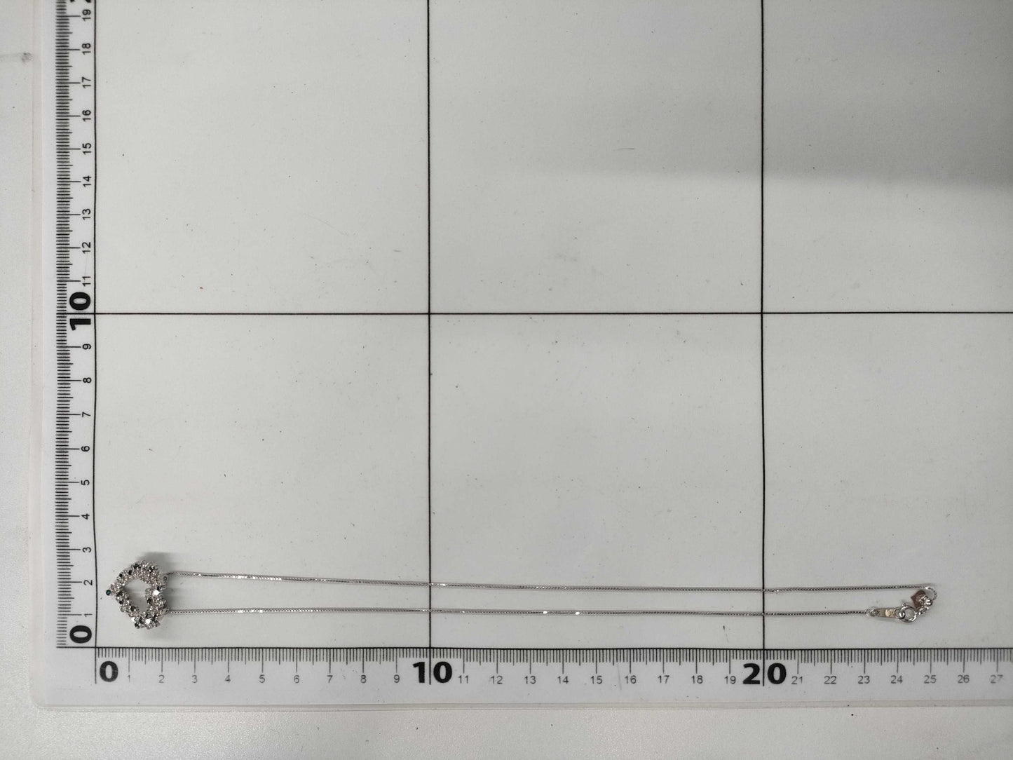 D1.00ct K18WG 5.6g Necklace