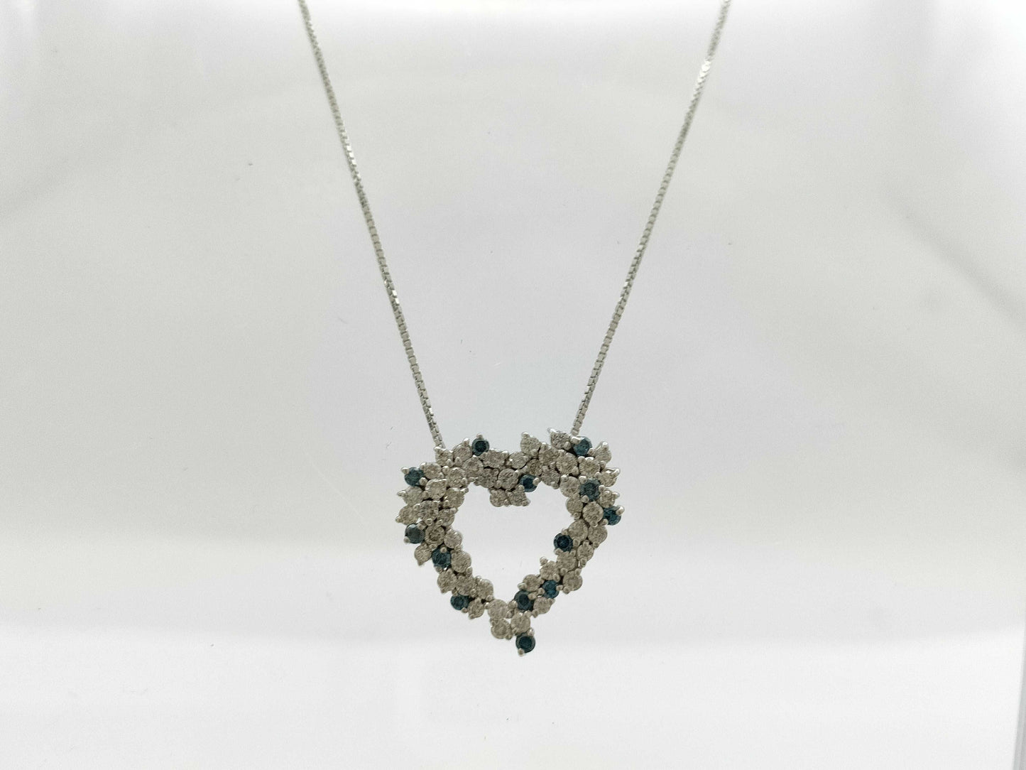 D1.00ct K18WG 5.6g Necklace
