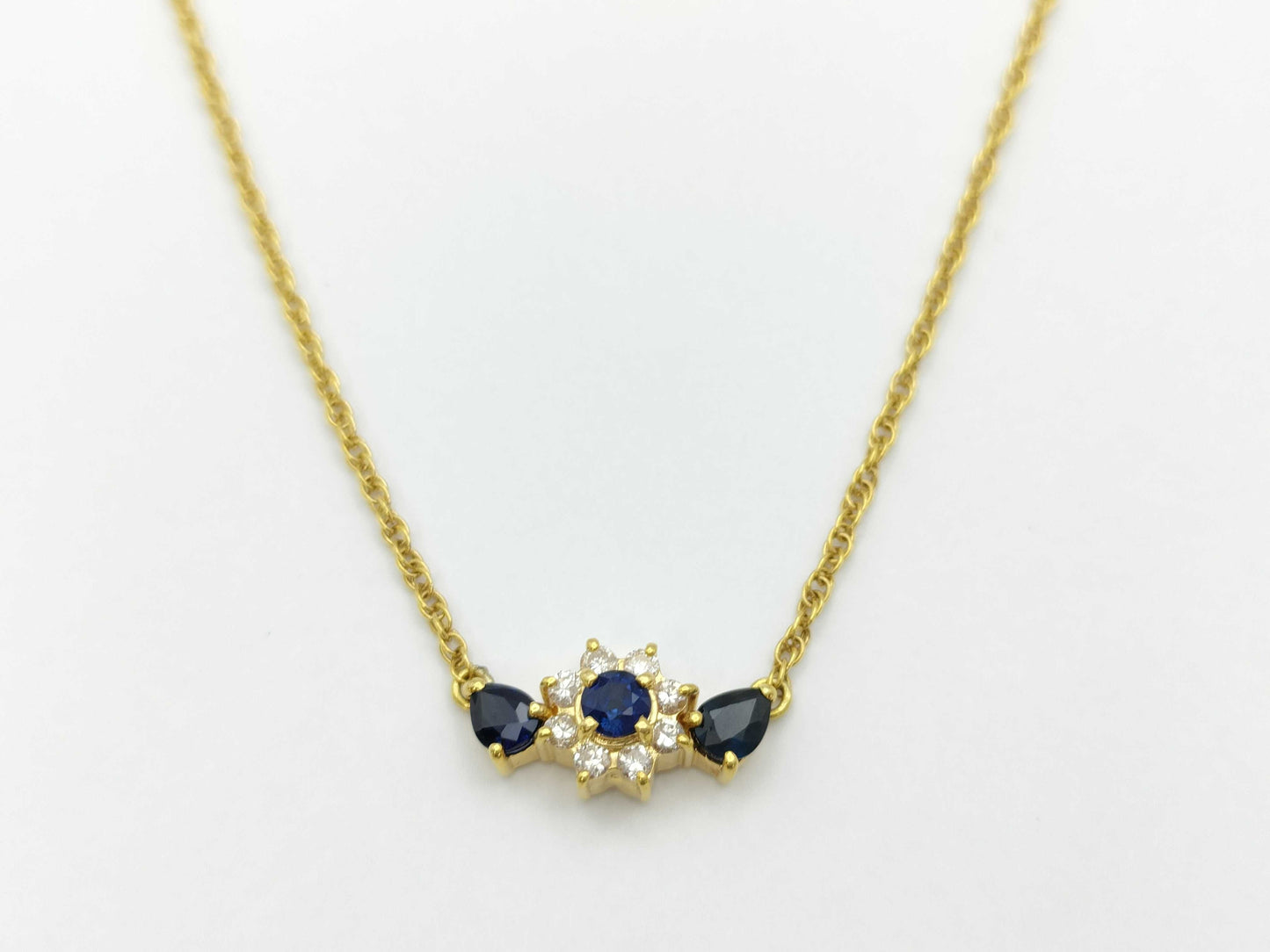 S0.58ct D0.16ct 750 3.5g Necklace