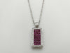 R1.7ct D0.3ct K18WG 6.8g Necklace