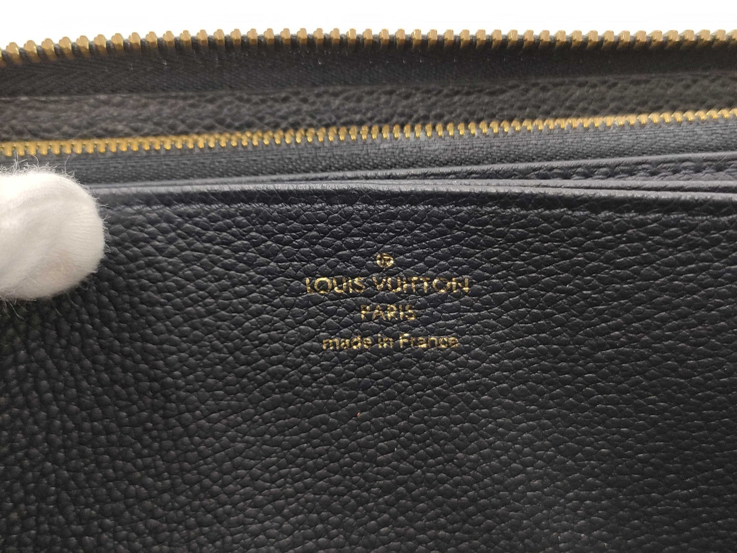 LOUIS VUITTON Monogram Empreinte Zippy Wallet Marine Rouge Wallet