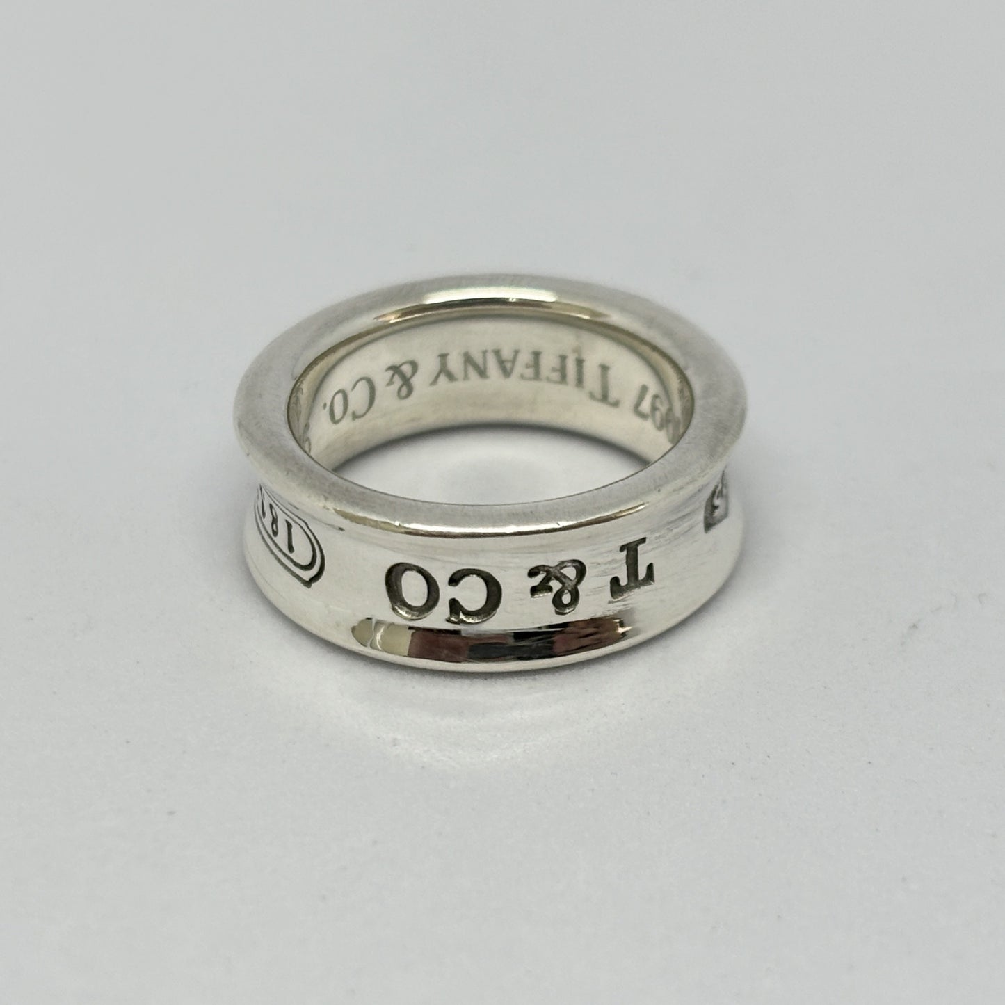 Tiffany & Co. Tiffany Narrow Ring 1837 Silver 925 6.9g Ring