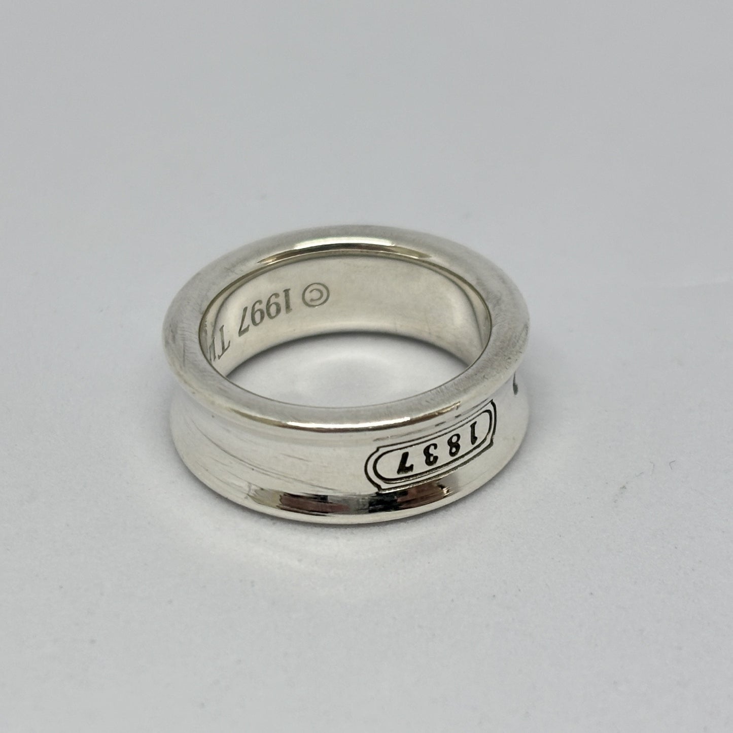 Tiffany & Co. Tiffany Narrow Ring 1837 Silver 925 6.9g Ring