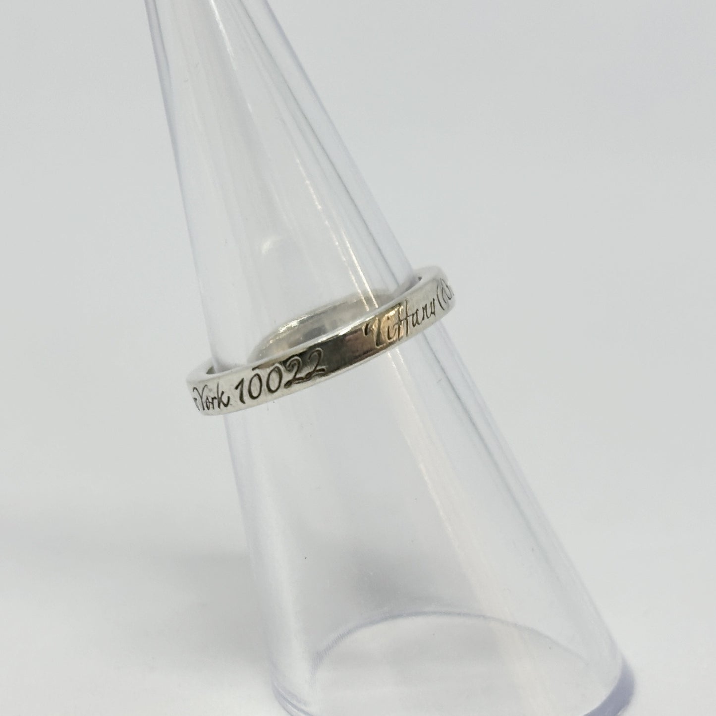 Tiffany & Co. Tiffany Ring Narrow Not Narrow New York Sterling Silver 925 2.5g Ring