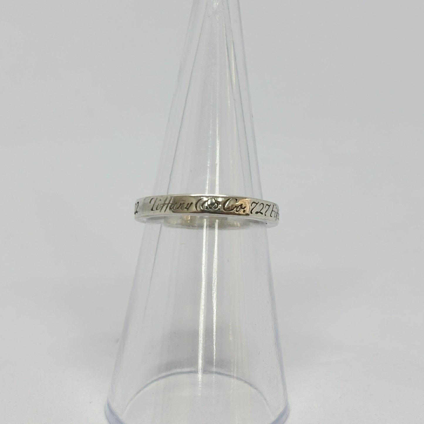 Tiffany & Co. Tiffany Ring Narrow Not Narrow New York Sterling Silver 925 2.5g Ring