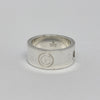 GUCCI GUCCI Open G Wide Ring, 925 Sterling Silver, 8.3g