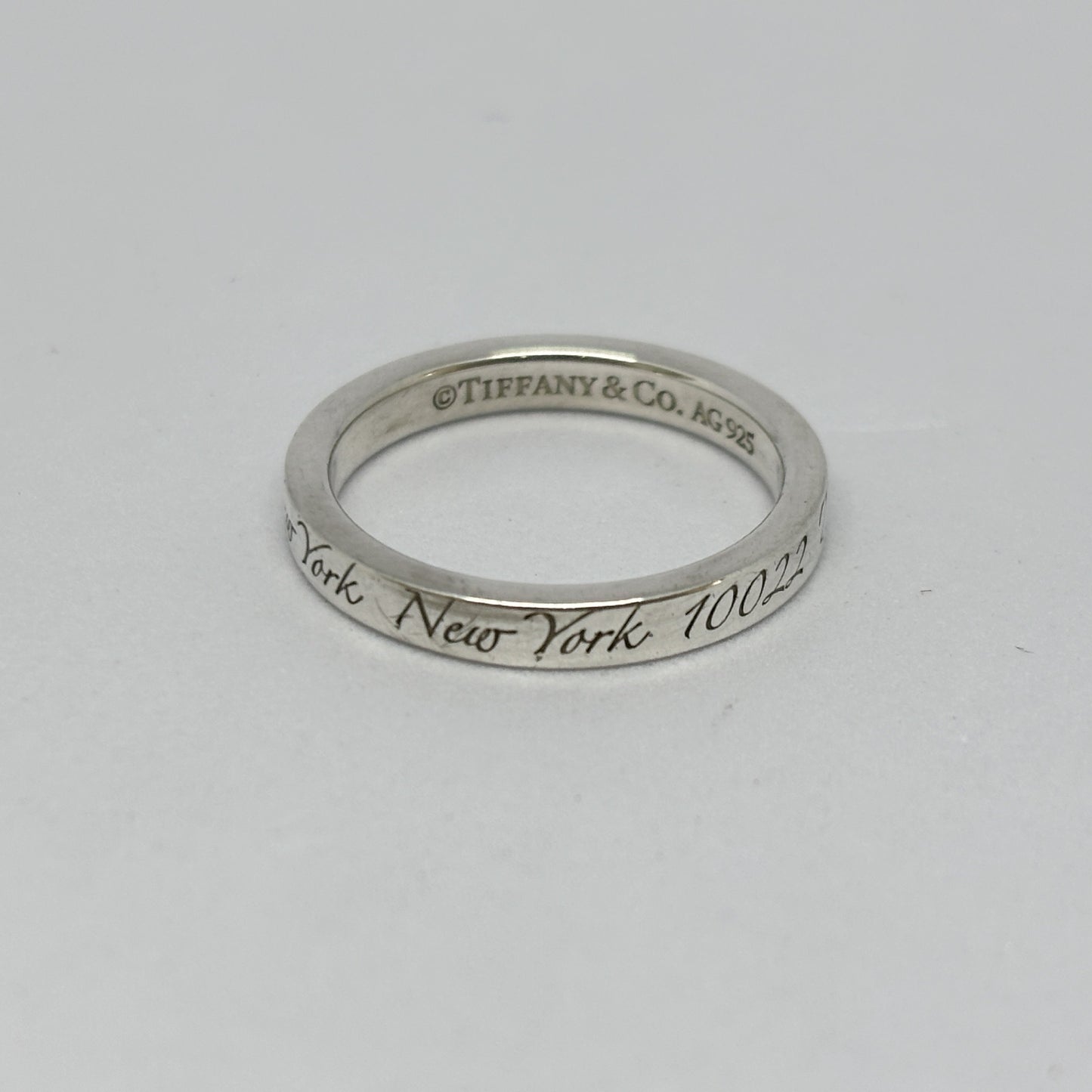 Tiffany & Co. Tiffany Ring Notes Narrow Notes Narrow New York Silver 925 2.8g Ring