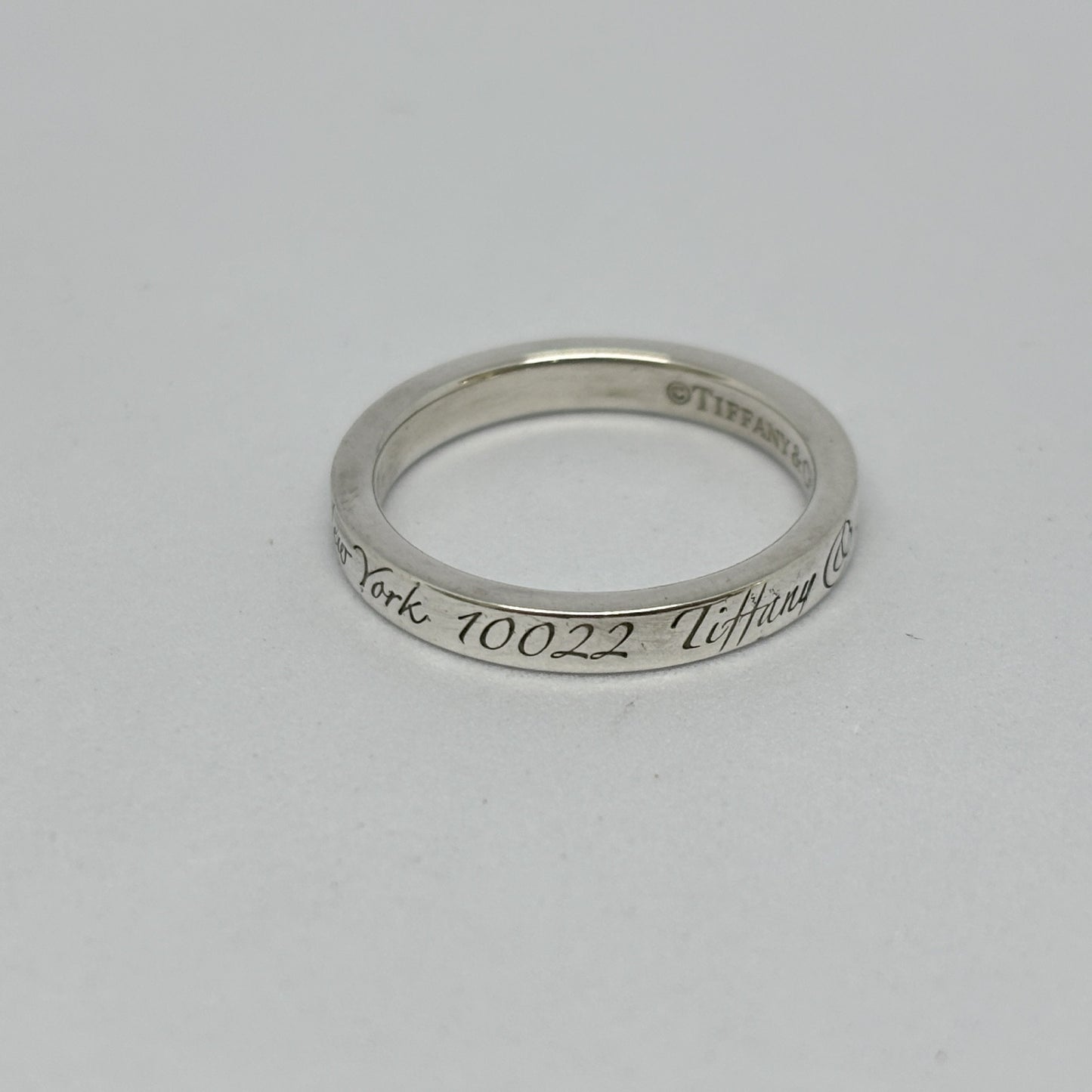 Tiffany & Co. Tiffany Ring Notes Narrow Notes Narrow New York Silver 925 2.8g Ring