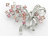 PS4.38ct D0.98ct K18WG 13.4g Brooch