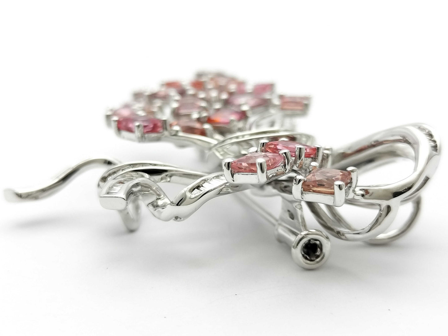 PS4.38ct D0.98ct K18WG 13.4g Brooch