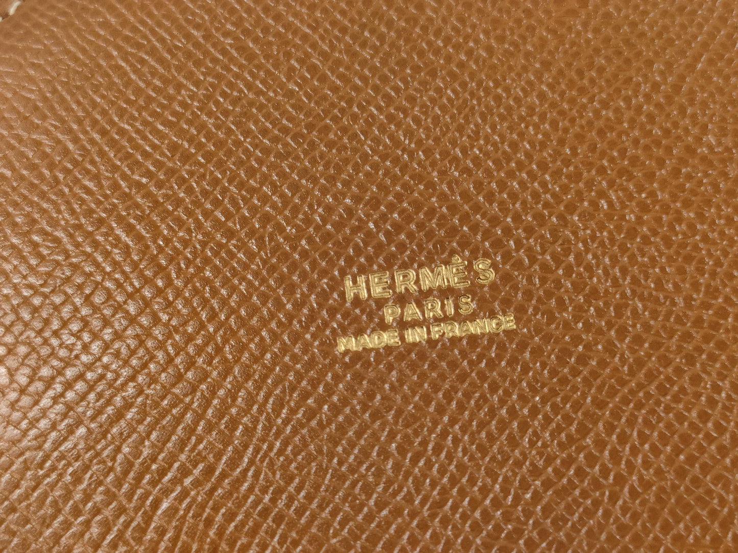 HERMES Muselier Couchvel Tricolore GP 〇U Stamped Handbag