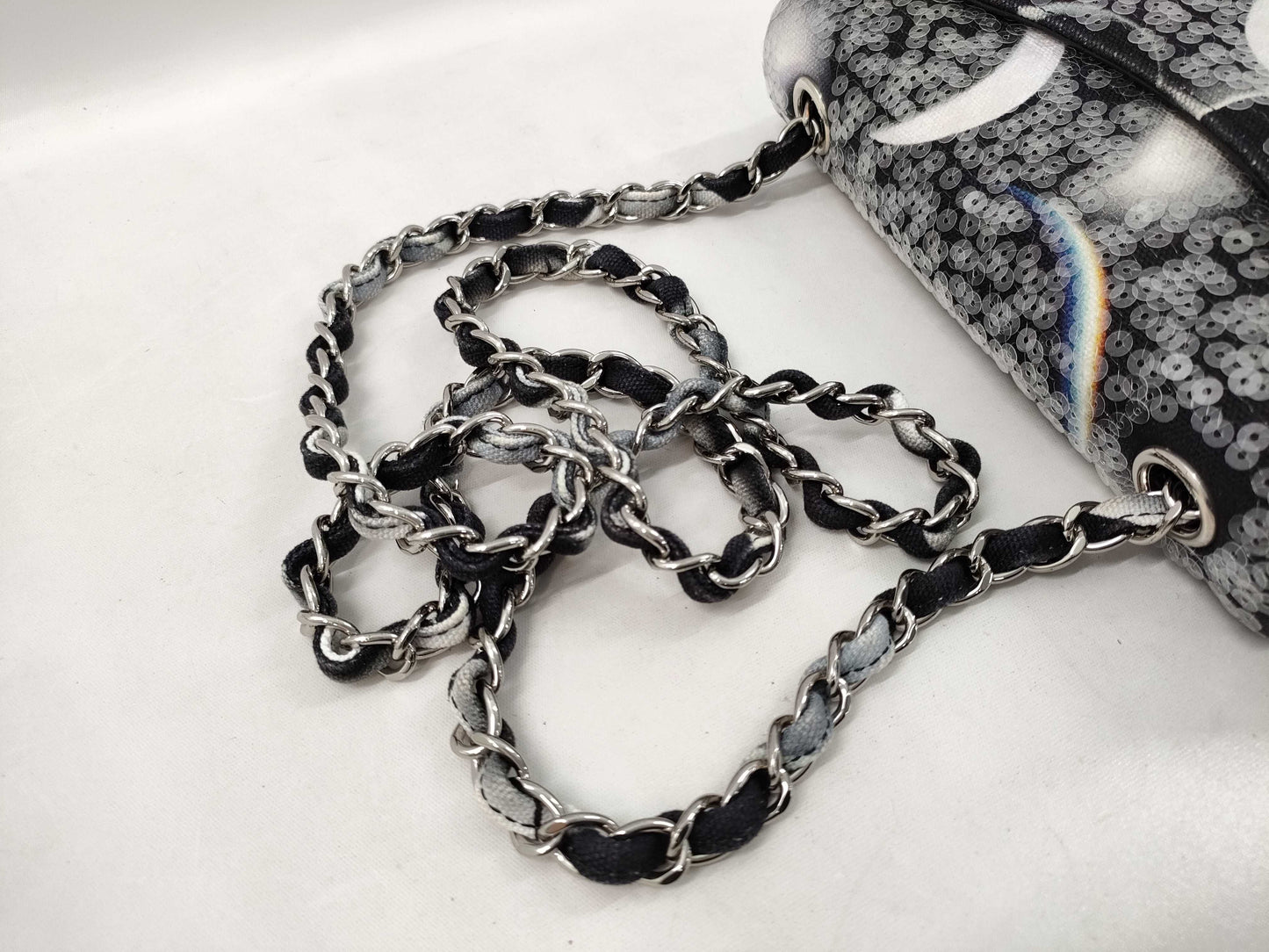 CHANEL Minimato Sequin Canvas Multicolor SS Shoulder Bag