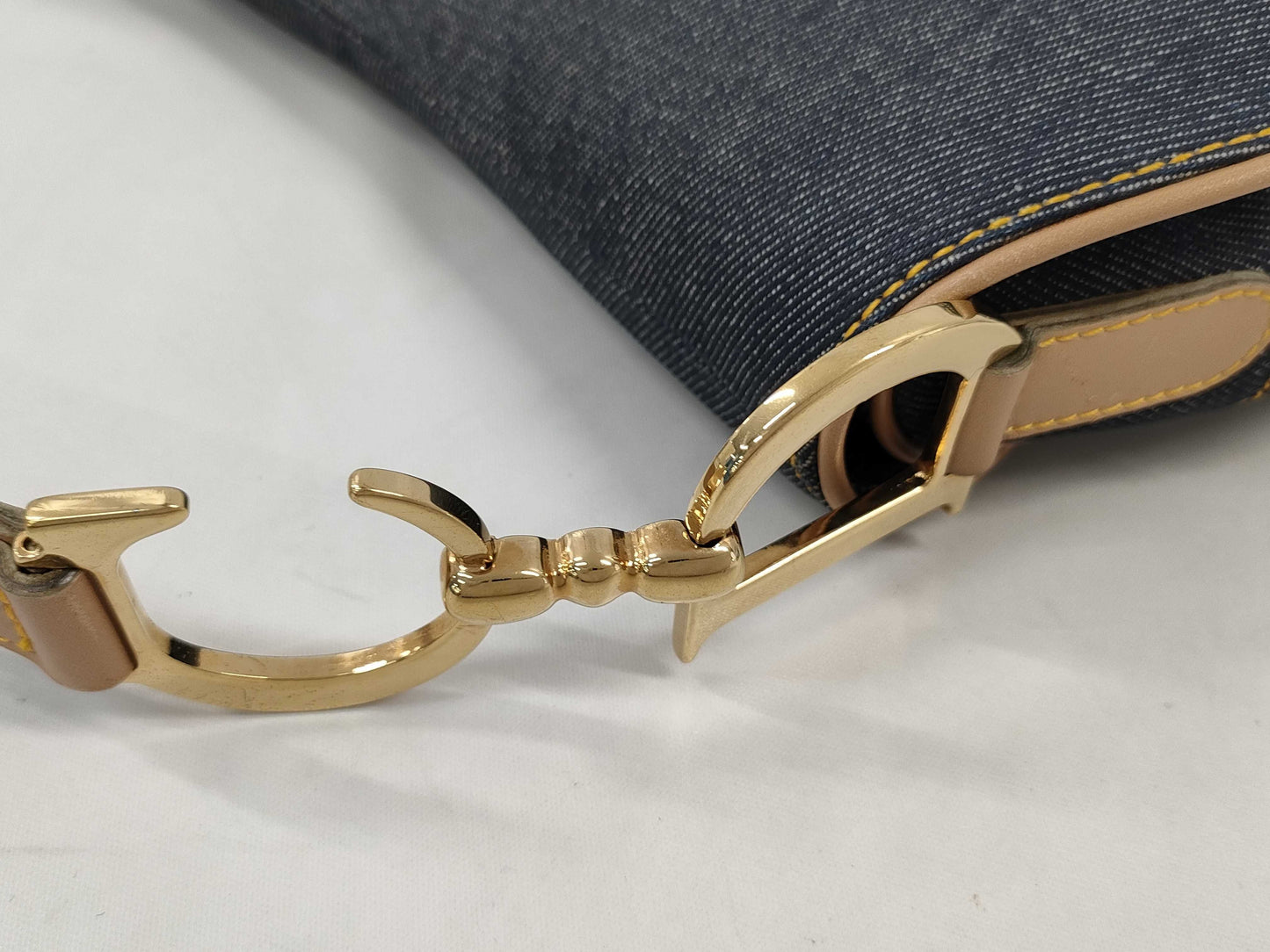 Dior Saddle Bag Denim GP Handbag
