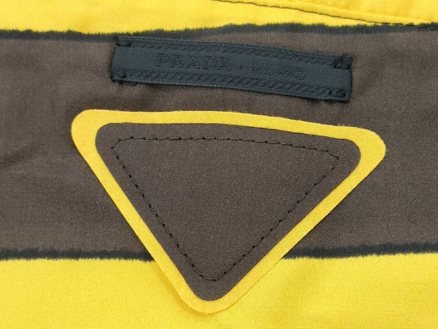 PRADA Prada Shorts Yellow Brown S Pants